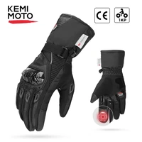 kemimoto upgrade winter motorcycle gloves 100 waterproof windproof warm thermal lined touch screen riding moto gloves
