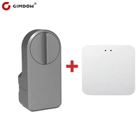 tuya app smart lock gimdow password lock hotel apartment intelligent sticker installation bluetooth compatible electronic lock