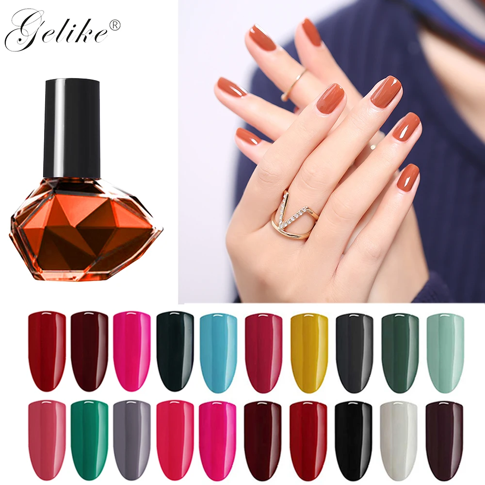 Like 15 цветов отклеивается лак дизайн ногтей набор 10 мл Светодиодный УФ