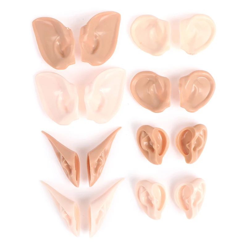 

1Pair Doll Accessories Ears Doll Toy Ears Toy White Skin and Tan Skin Doll Decor