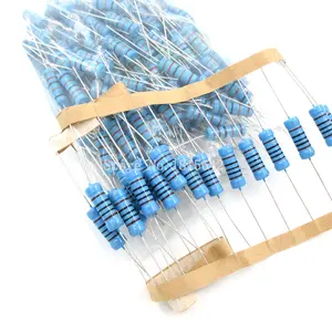 Металлический пленочный резистор 3 Вт 1% 1R  1M 1R 4.7R 10R 22R 33R 47R 1K 4,7 K 10K 100K 1 4,7 10 22 33 47 4K7 сопротивление, 10 шт.