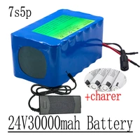 lithium ion electric bicycle wheelchair battery 24v 30ah 7s 5p 29 4v 30000mah 15a bms 250w 350w 18650