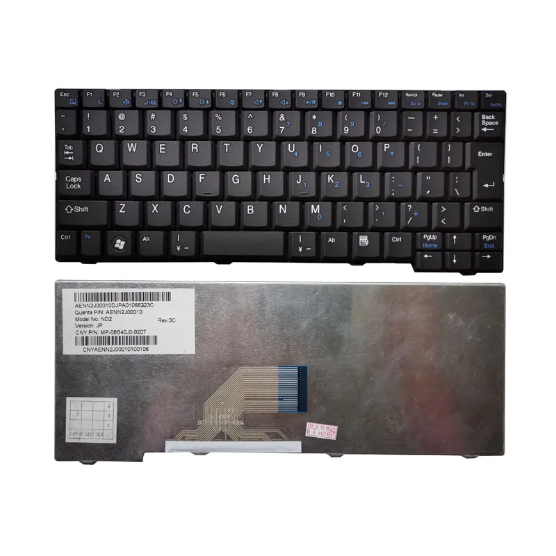 Клавиатура с английской раскладкой для ноутбука Acer Aspire One ZG5 D150 D210 D250 A110 A150 A150L ZA8 ZG8