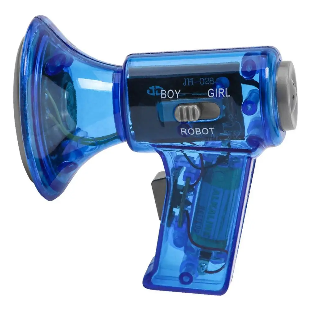 

Kids Voice Changer Funny Megaphone Toys With 3 Kinds Voicing Changing Effects Kids Patrol Toy Suitable For Halloween Gifts