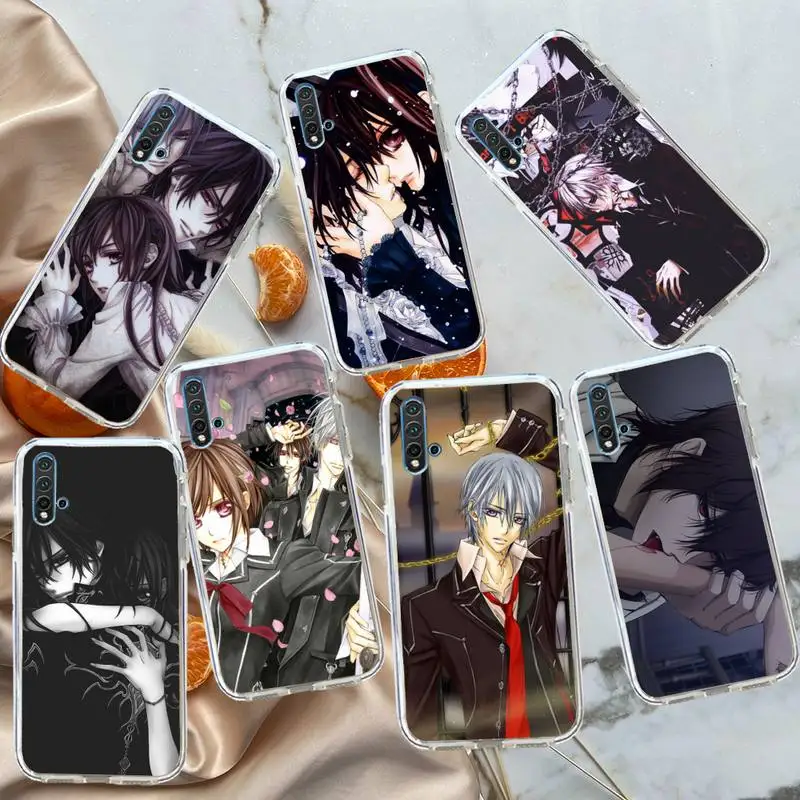 

Vampire Knight Anime Manga Phone Case Transparent for Huawei honor P mate 40 20 30 10 50 i 9 x mate pro lite 8a