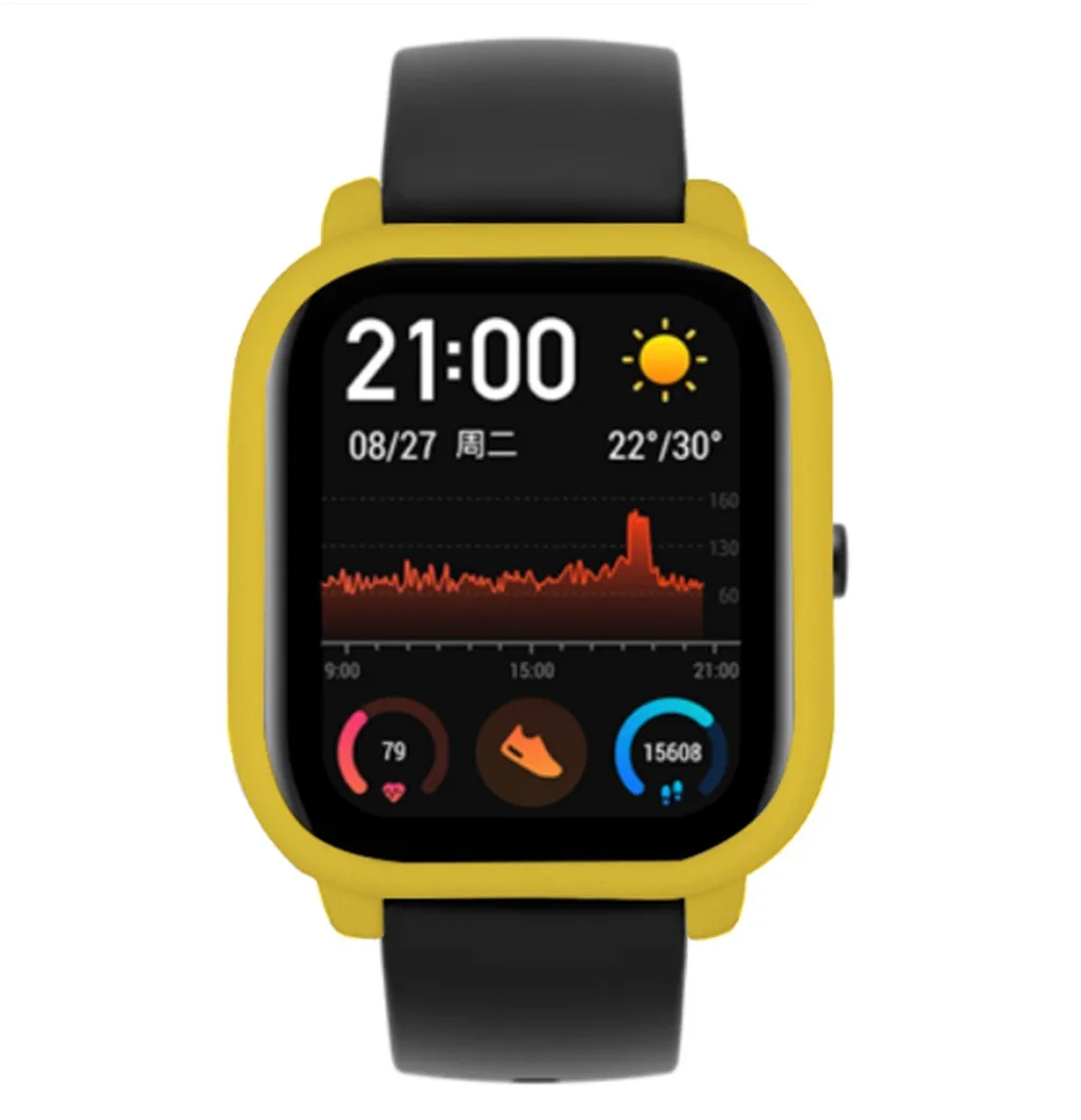 Чехол для Xiaomi Huami Amazfit GTS Smart Watch TPU силиконовый защитный чехол сменная пленка Защитная крышка 19Sep