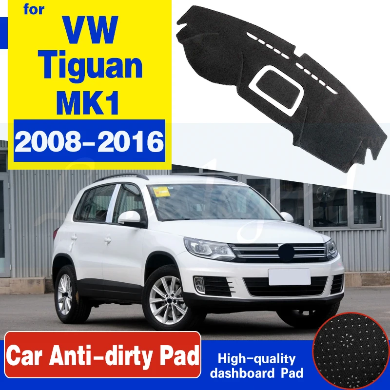 Нескользящий коврик для Volkswagen VW Tiguan MK1 2008 ~ 2016 накладка на приборную панель