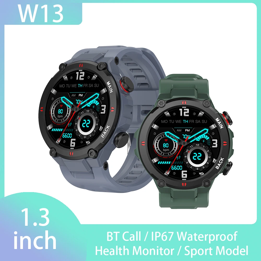 

XUESEVEN W13 Smart Watch Bluetooth Call Wacthes Heart rate blood oxygen Sporst Fitness SmartWatch For Android IOS PK MD15 D20