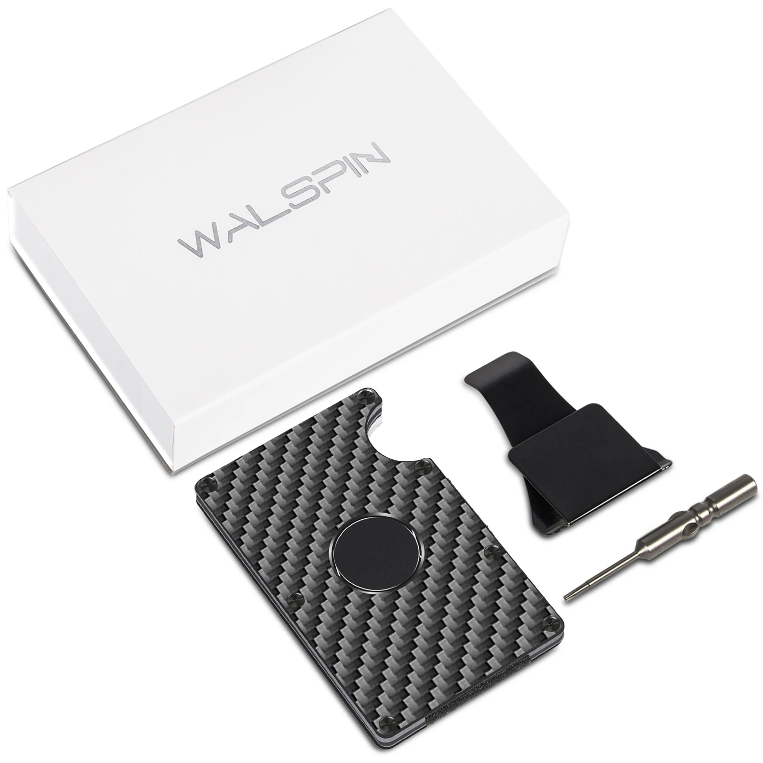 Кошелек Спиннер с защитой от фиджет тонкий кошелек и блокировка RFID передним