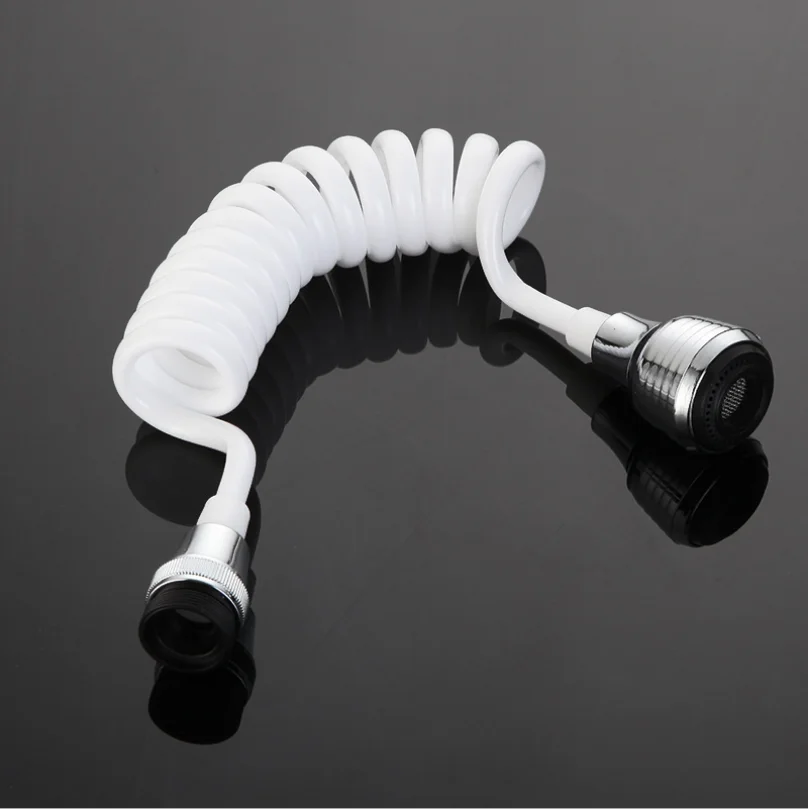 

Home Kitchen Bathroom Faucet Extension Extender Lengthen ABS Hose Portable Stretchable Foam Shower Tap For Easy Cleaning