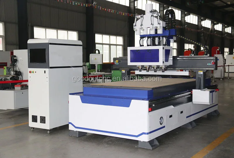 

high quality chinese 4 spindle cnc router with vacuum table for woodworking