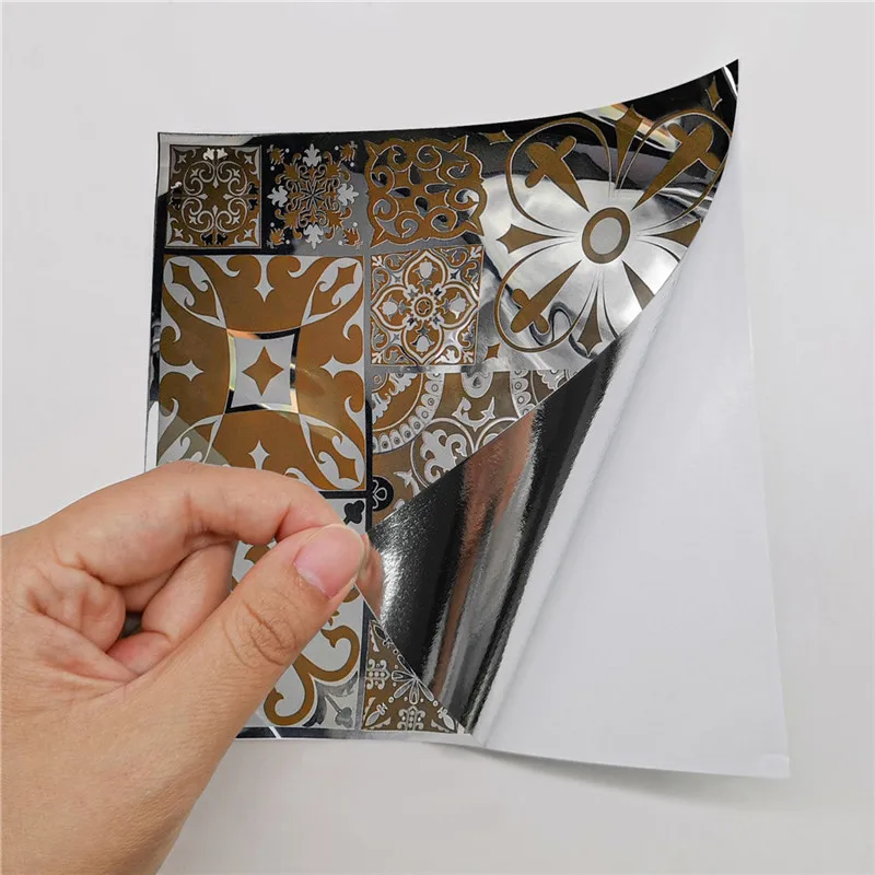 12 шт. водостойкие наклейки на стену в виде цветов |