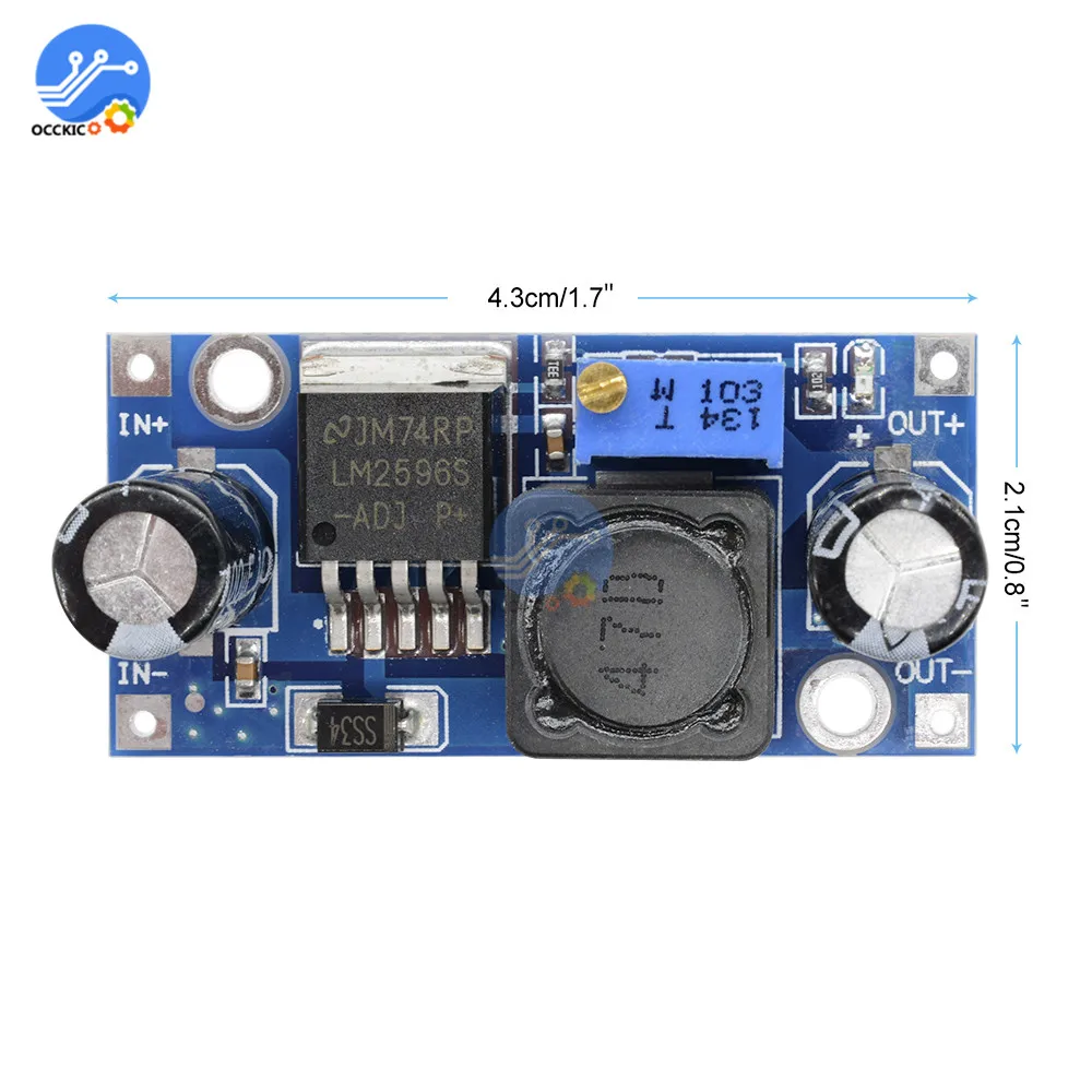 5 шт. LM2596 LM2596S DC-DC понижающий преобразователь понижающий модуль 3A Регулируемый регулятор напряжения Питание Зарядное устройство модуль