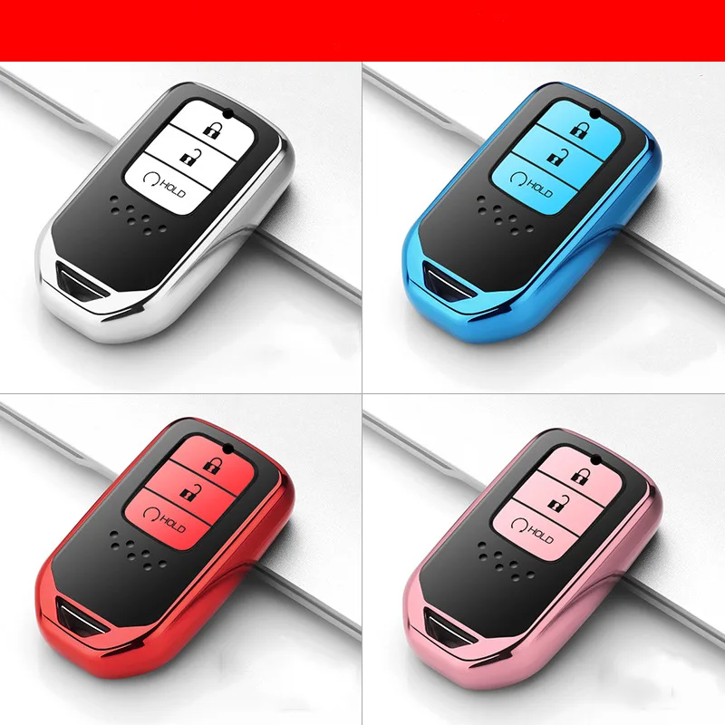

2020 Soft TPU Car Key Case for Honda AVANCIER new URV CRV 2017 car interior accessories key chain key cover key case for car