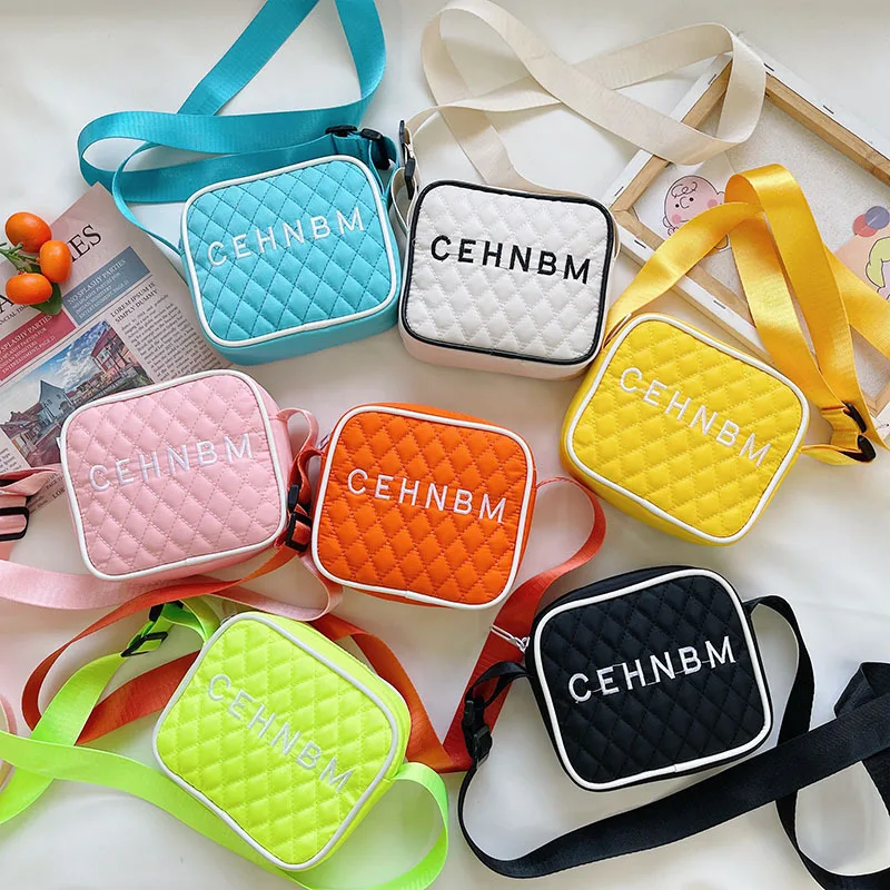 

Children Mini Purse Candy Color Nylon Crossbody Bags for Kids Small Coin Pouch Baby Girls Purses and Handbags