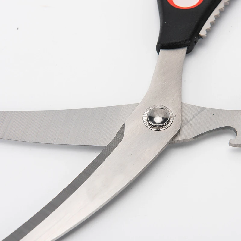 Tijeras de cocina con cuchilla curva JD03, herramienta Coreana de acero inoxidable para barbacoa con carne, fabricantes de tijeras de cocina-3