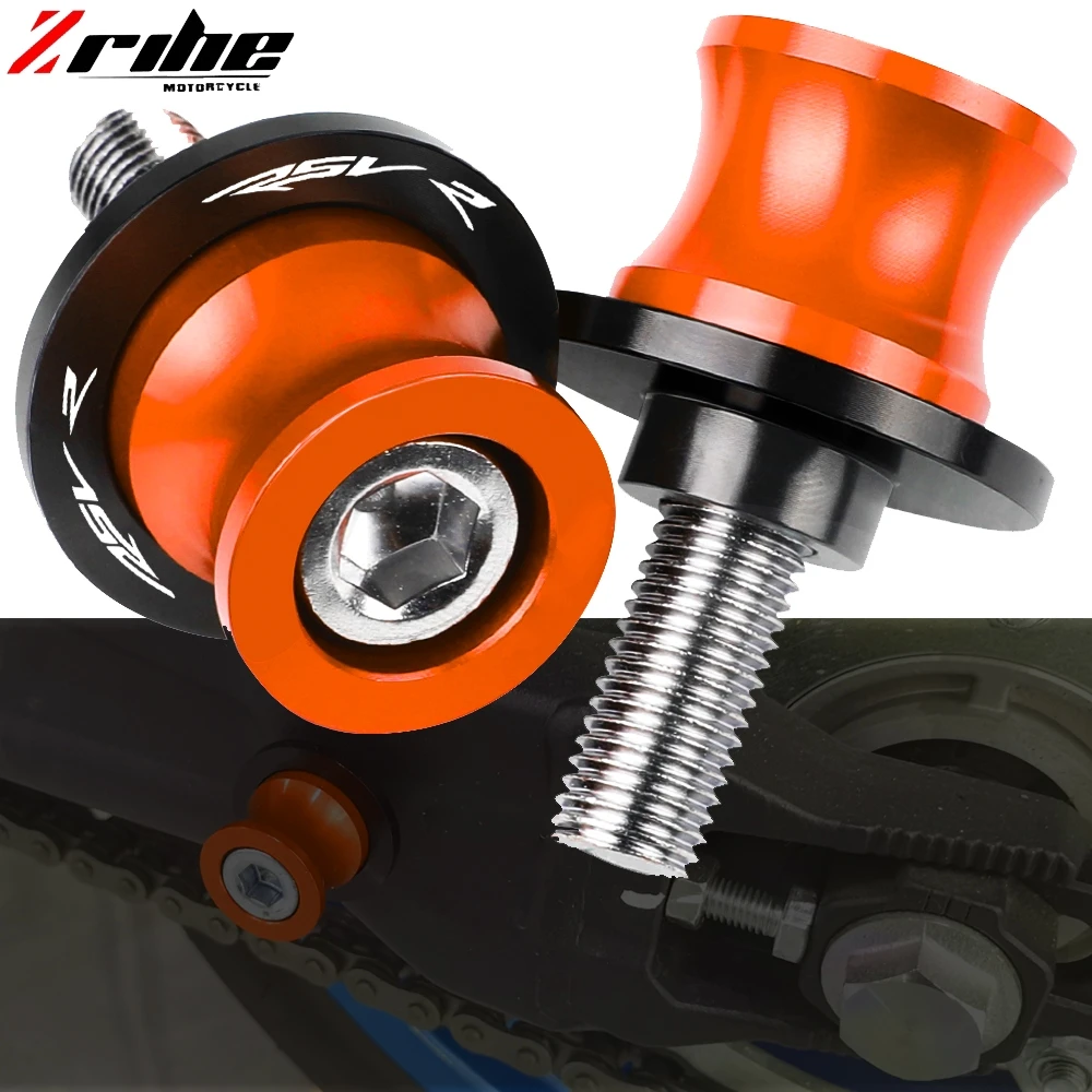 

Для Aprilia RSVR РСВ R 2009-2018 2011 2012 2013 2014 2015 2016 2017 Аксессуары для мотоциклов 10 мм маятник Слайдеры винт катушки