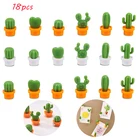 18 шт., магниты-кактусы для холодильника