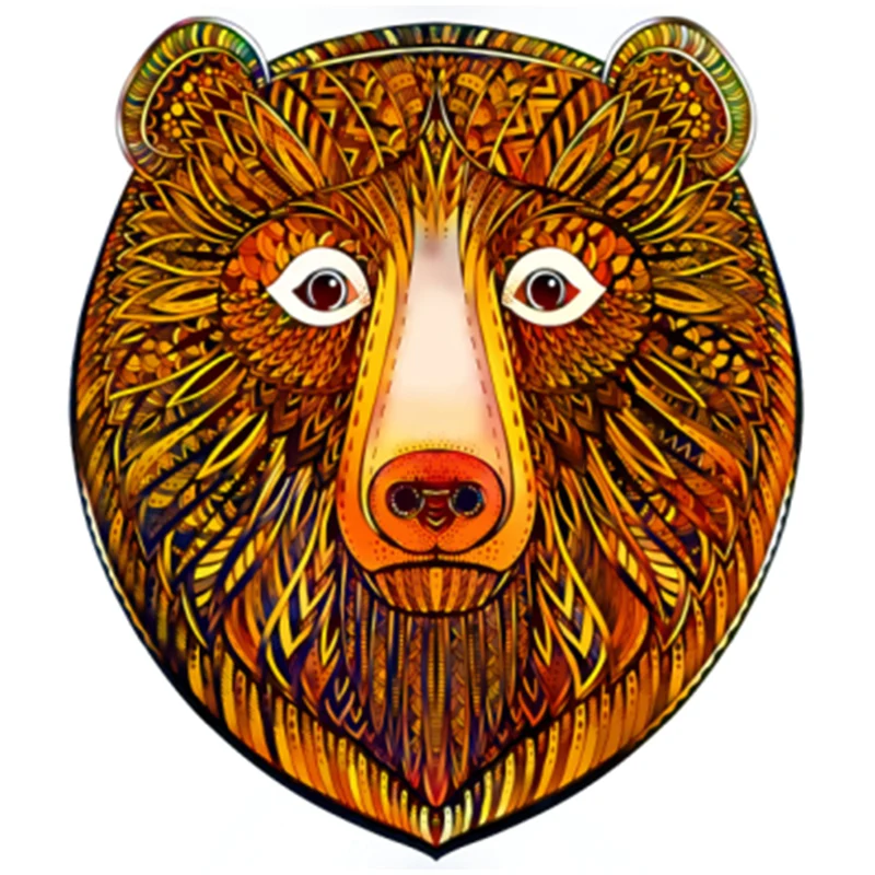 

Kids Puzzles Montessori Big Face Bear Cute Alien Animal Puzzle 100 200 300 Piece Adult Children Gift Wooden Toy Craft Wholesale