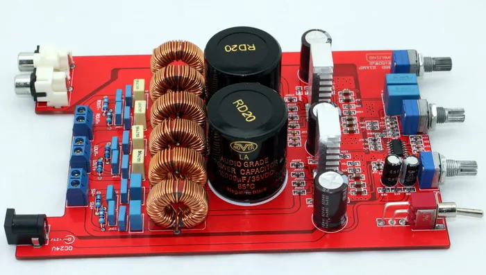 Класс D DC18V к DC24V160 * 108 мм усилитель мощности плата высокой TPA3116 2 1 канальный