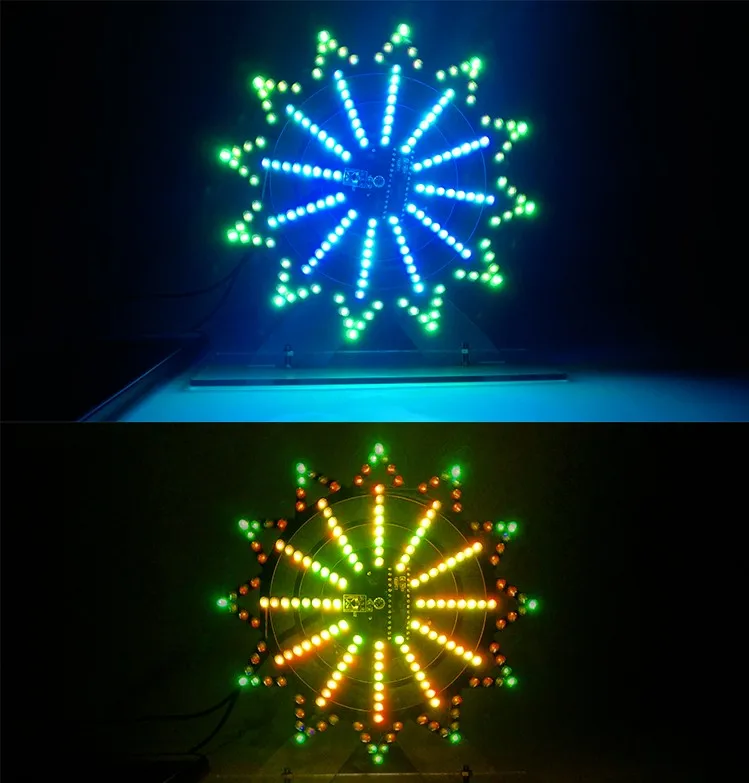 

DIY cool colorful LED Ferris wheel electric DIY KITS soldering learning
