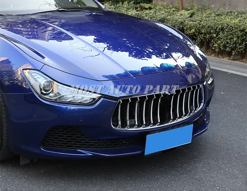 ABS Хромированная Центральная решетка решетки Формования Отделки крышки для Maserati