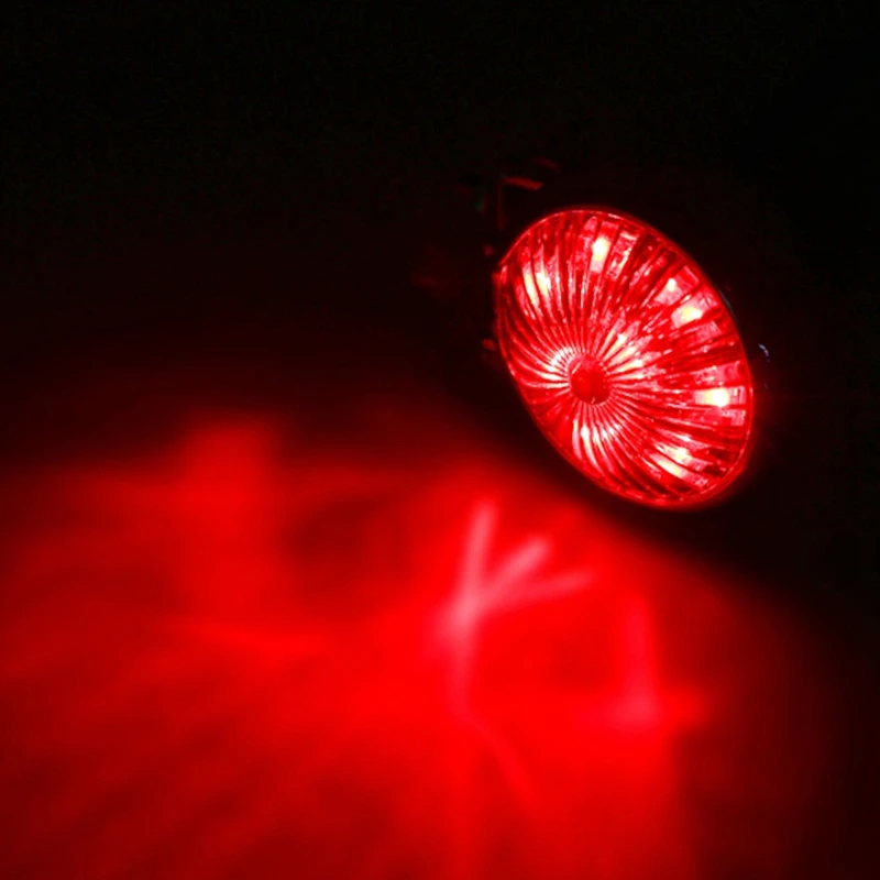 Красный 12V Led черный Регулируемый Cafe Racer Стиль задние фонари светильник мотоциклы