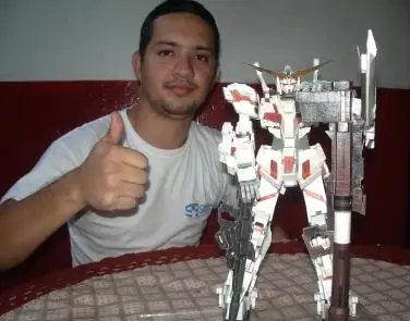 Воина гундама Единорог RX 0 полная версия Final изысканный 3D Бумага модель робота DIY