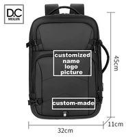 dc meilun customized logo bag waterproof usb men backpack for men bag school male notebook anti theft travel mochila hombre