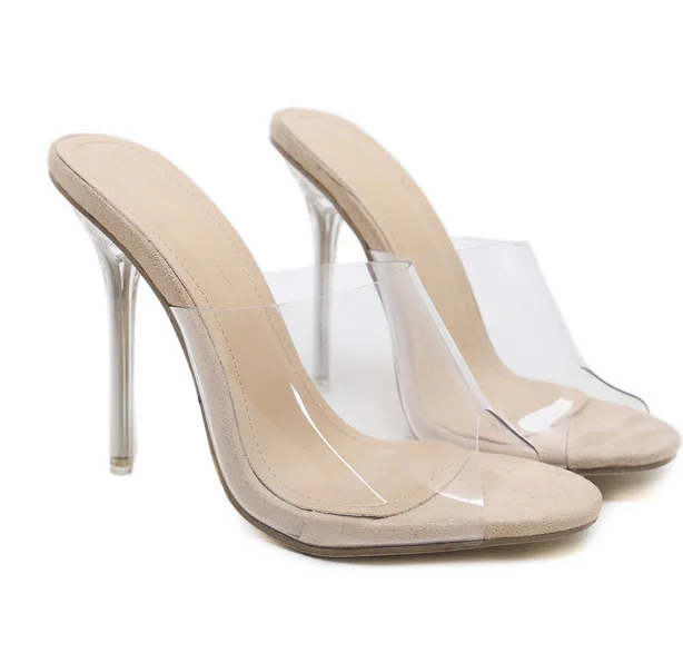 

Size European and American star 42 sexy crystal heel high Shoes