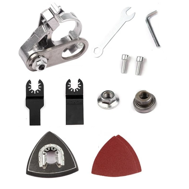 

New-Angle Grinder To Grooving Machine Adapter Angle Grinder Conversion M10 Universal Head Kit For 100 Model Woodworking Tool