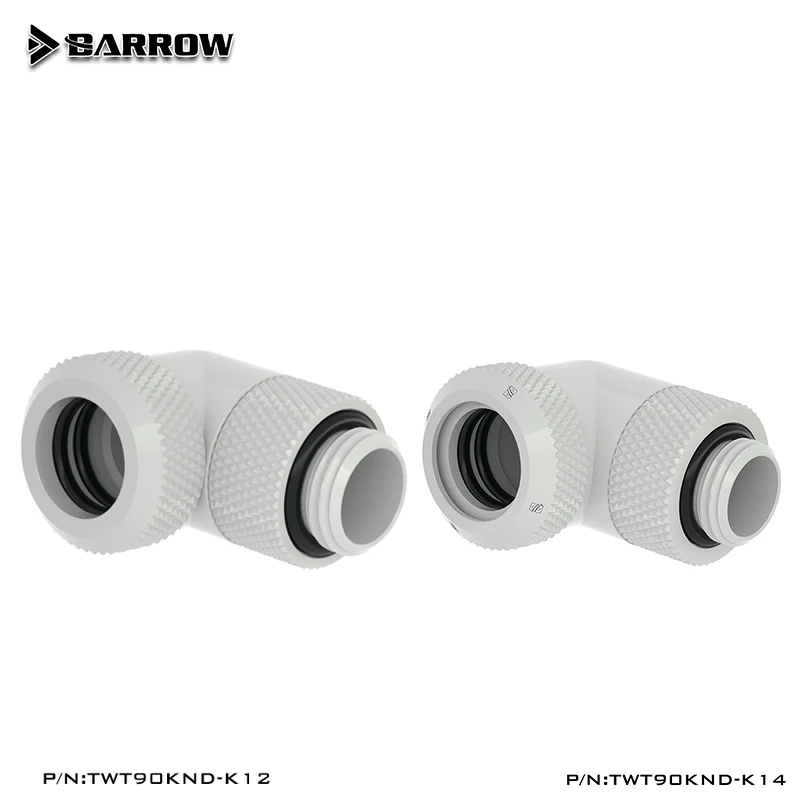 Barrow вращающийся фитинг 90 градусов для жесткой трубы 12 мм 14 G1/4 ''адаптер