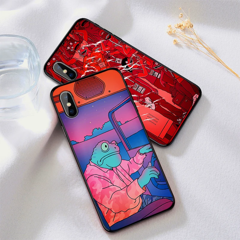 Модный мягкий силиконовый чехол для iPhone X XS Max XR 7 8 6 6s Plus | Мобильные телефоны и