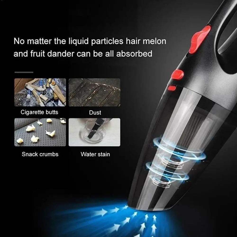 Пылесос H6S2 Аккумуляторный с функцией влажной уборки 120 Вт 12 В 5000 Па|Губки тряпки и