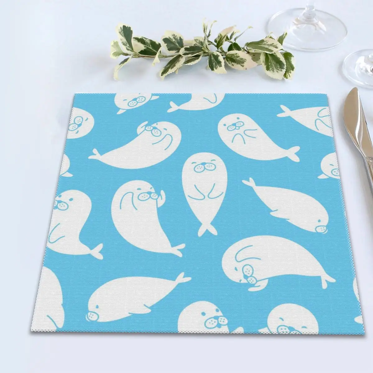 Мультяшный Морской льв Медведь Полярный медведь подставка для обеденного стола