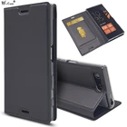 Кожаный чехол-книжка с бумажником для Sony Xperia XZ3 XZ1 XZ2 Z5 Compact X XZ Premium XA XA1 Plus XA2 Ultra L2 L1, Магнитный чехол-подставка