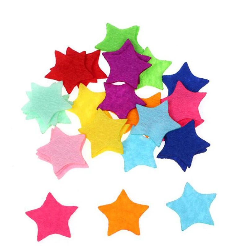 Горячая Распродажа нетканый хлопковый тканевый лист звезда маленькие кусочки