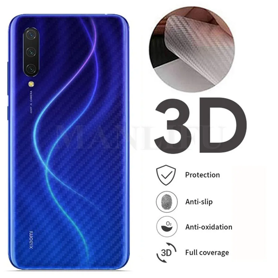 5 шт./лот для Xiaomi Mi Note 10 9T CC9 Pro защитная пленка из углеродного волокна задней панели