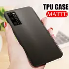 Чехол-накладка для Huawei P Smart 2021, P30, P40 Lite, Pro, Nova 8SE, Honor 20, 10X Lite, 9A, 9S, V40, 20S, 30S, ТПУ, матовый