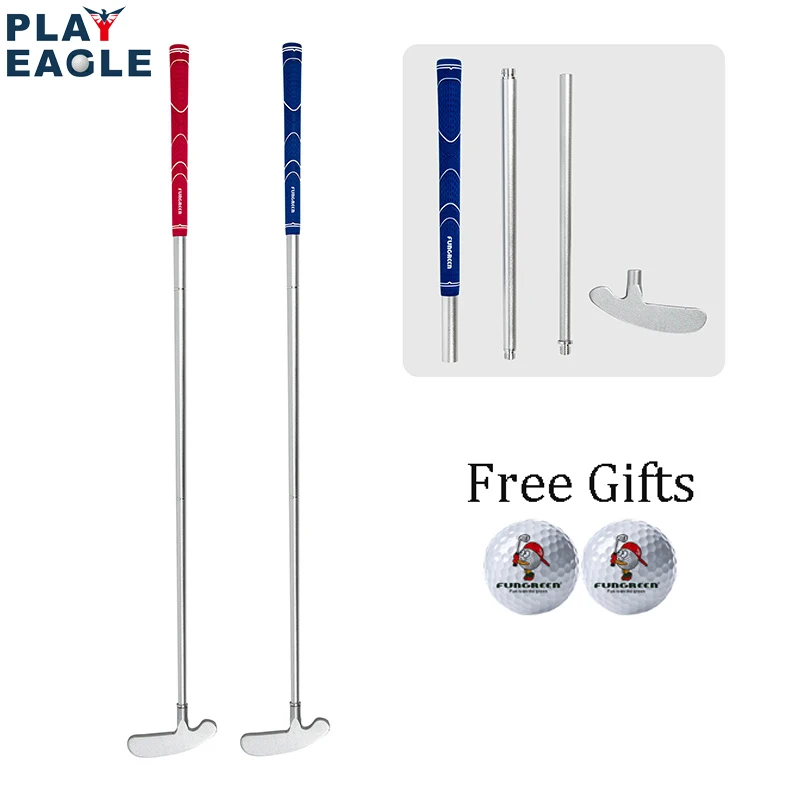 

3-Section Golf Putter Right/Left Handed Aluminum Foldable Golf Club Detachable Portable Two-Way Kids Adults Golf Accessories