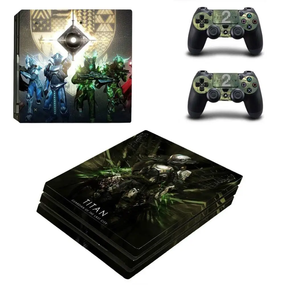 Наклейка для playstation 4 Pro с персонажами из мультфильма &quotDestiny 2 PS4 Pro&quot s PS Play station