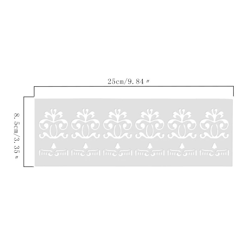 Пластиковый трафарет для свадебного торта форма украшения шоколадного десерта