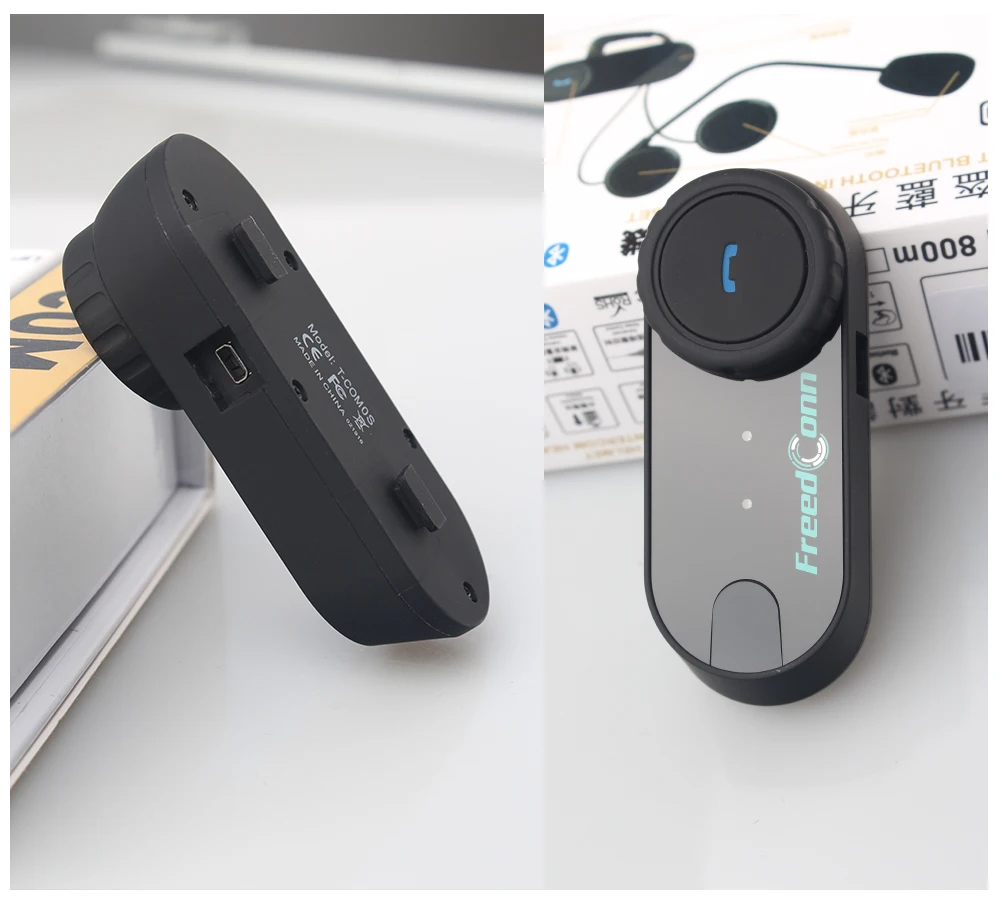 2 шт. оригинальный FreedConn TCOM-OS Bluetooth водонепроницаемый мотоциклетный шлем домофон