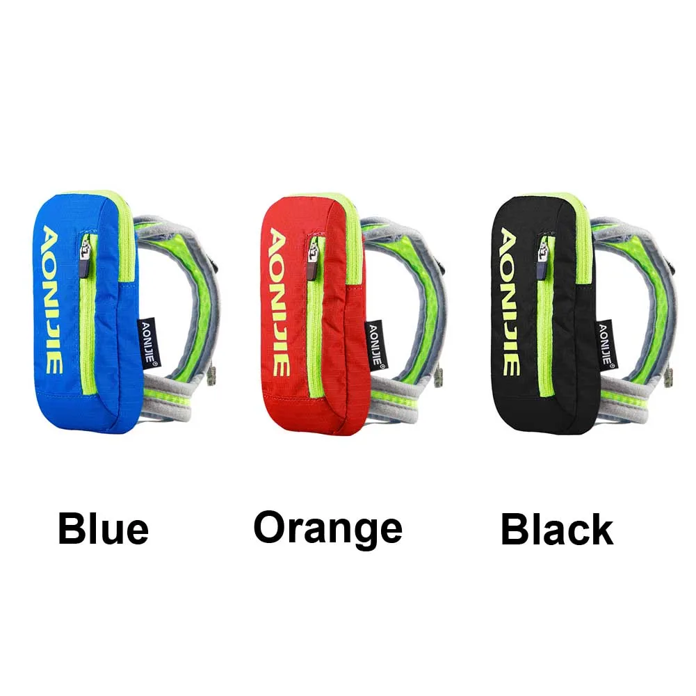 For Running Cycling Outdoor Sports Pocket Handheld Hydration Pack Nylon Hiking Waterproof Water Bottle Holder Storage Bag Wrist |