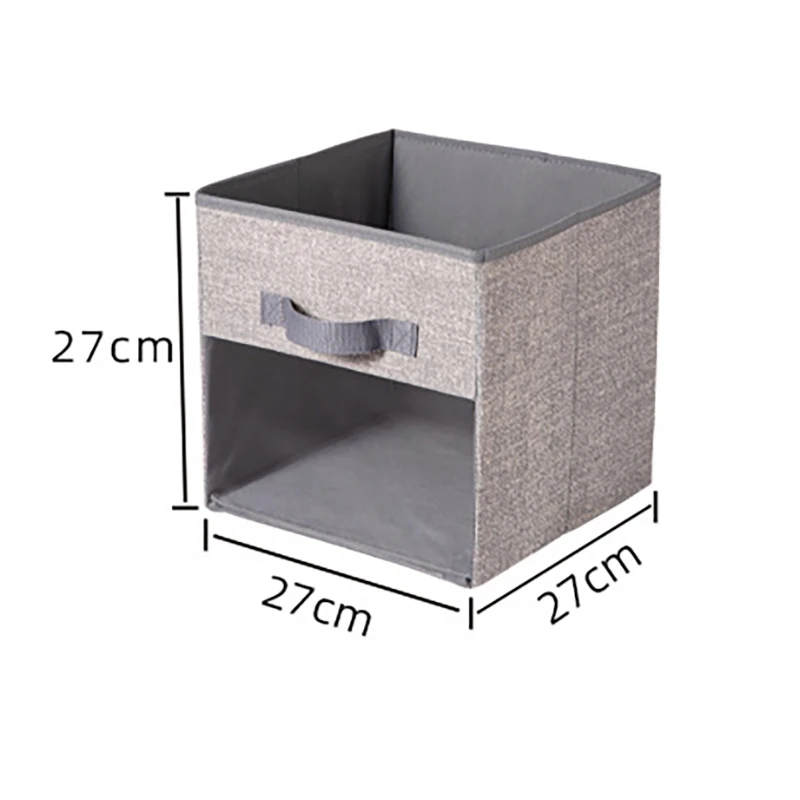 

Non-woven Transparent Storage Box Foldable Dust-proof Clothes Drawer Large Capacity Toy Container For Bedroom Home Storage Box