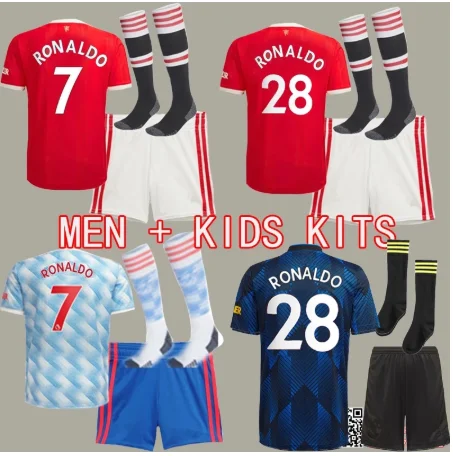 

21-22 football jerseys free shipping Cristiano Ronaldo 7soccer jerseys UNITED Man FERNANDES UTD RASHFORD football shirt 2021 22