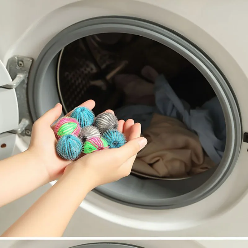 

Шарик нейлоновый для стирки, 6 цветов, для удаления волос в стиральной машине