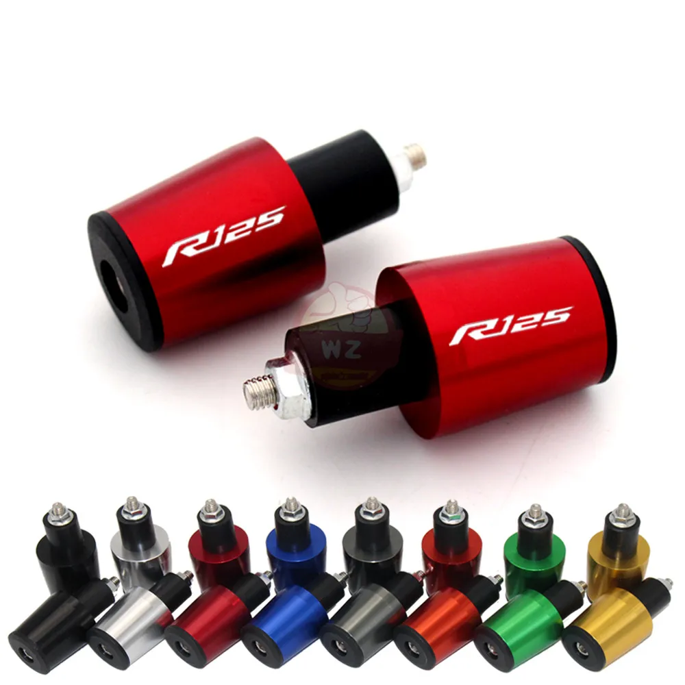 

Для мотоциклов YAMAHA R125 R 125 YZFR25 YZF-R25 2008, 2009, 2010-2016 ручки руля CNC наконечники руля скользящая крышка