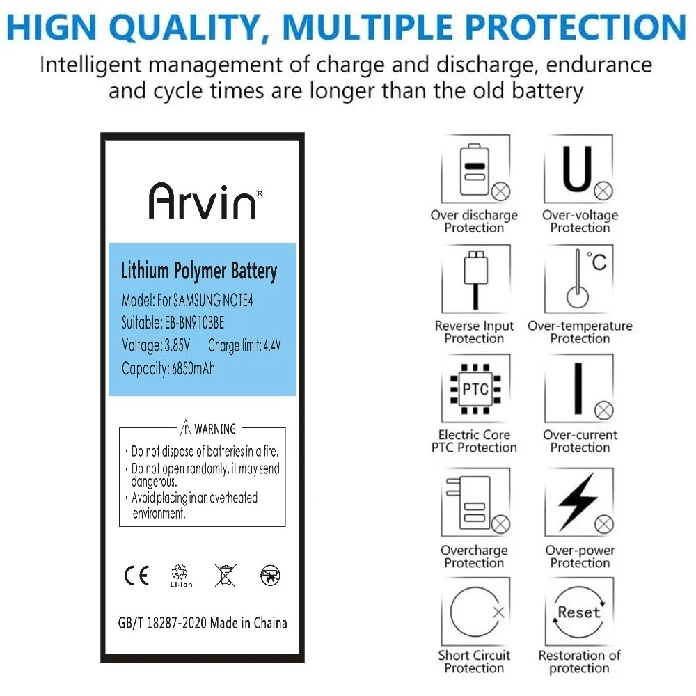 6850 мАч для Samsung Galaxy NOTE 4 N910A N910U N910F N910H N910V N910C EB-BN910BBE сменный аккумулятор SAMSUNG