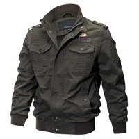 2020 plus size military jacket men spring autumn cotton pilot jacket coat army mens bomber jackets cargo flight jacket male 6xl